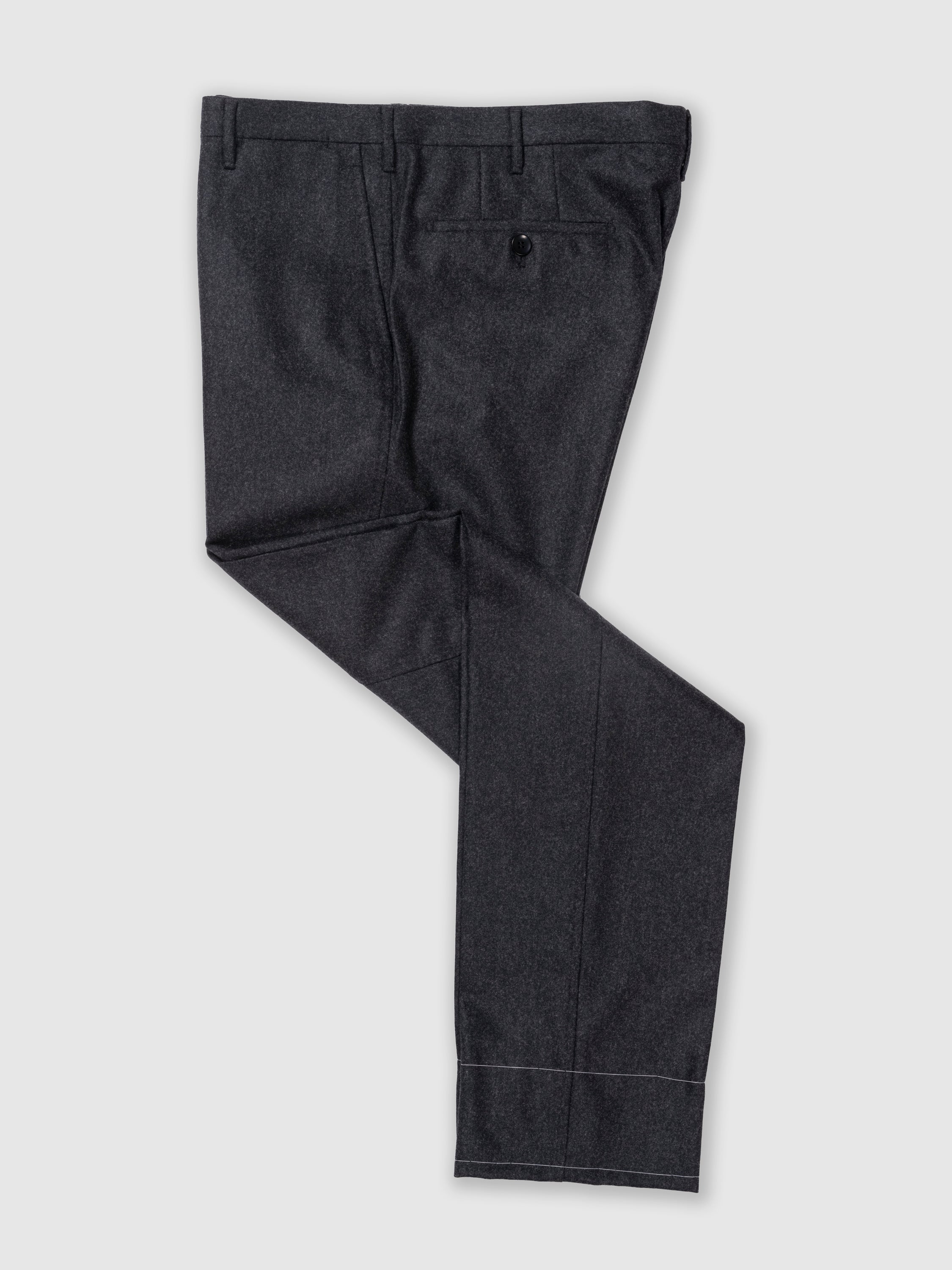 Dark grey flannel trousers
